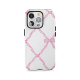 Różowa kratka Elegance