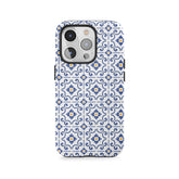 Niebieski i złoty filigran