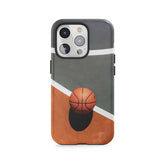 Cień koszykówki przy boisku