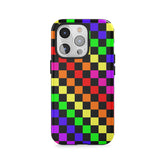 Tęczowa siatka pikseli