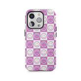 Fioletowa matryca emoji