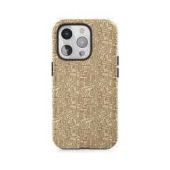 Golden Maze Texture