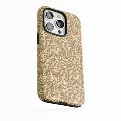 Golden Maze Texture