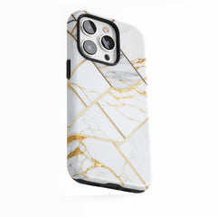 White Marble Luxe Lines