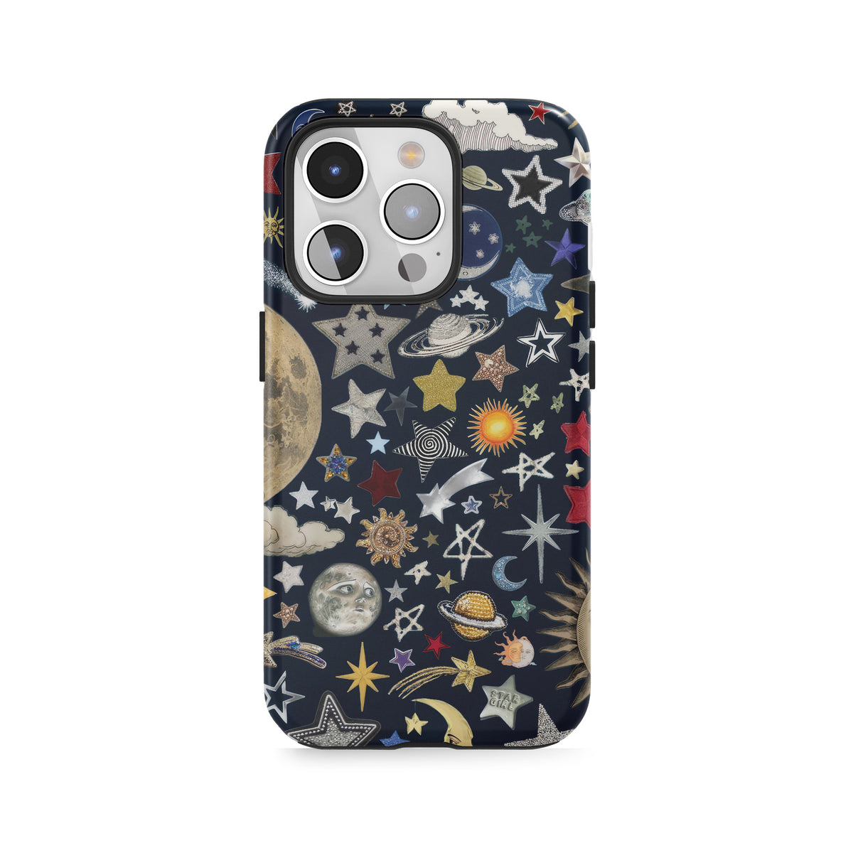Celestial Star Map Collage